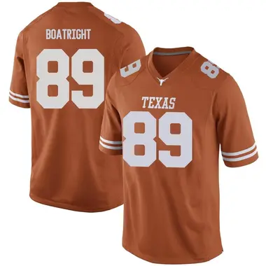 Men's Game Ty Boatright Texas Longhorns Mens Football College Jersey - Orange