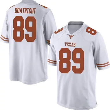 Men's Game Ty Boatright Texas Longhorns Mens Football College Jersey - White