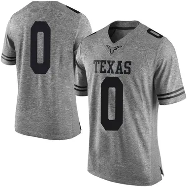 Men's Limited Anthony Hill Jr. Texas Longhorns Mens Football College Jersey - Gray