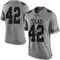 Men's Limited Tate Haver Texas Longhorns Mens Football College Jersey - Gray