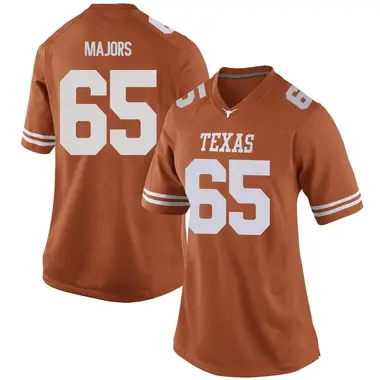 Women's Game Jake Majors Texas Longhorns Women Football College Jersey - Orange